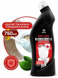 Средство для чистки сантехники WC gel Professional